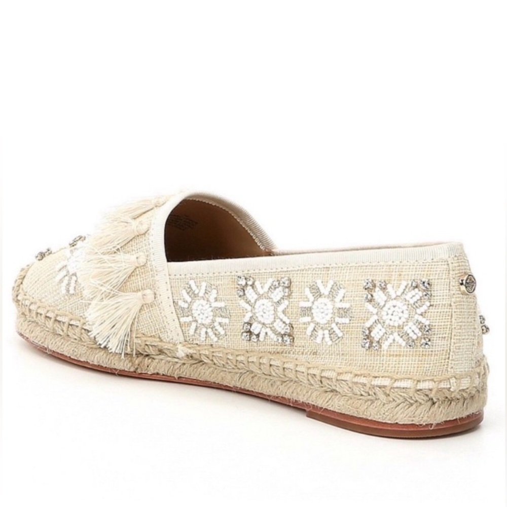 NWOT Antonio Melani Beaded Espadrilles. Size 7.5 - Picture 2 of 12